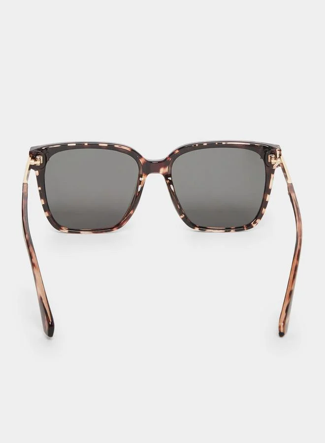 Styli  Women Animal Print Frame Sunglasses for Women | Best Price UAE